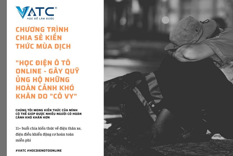 VATC gây quỹ ủng hộ mùa Covid - Chia sẻ kiến thức điện ô tô MIỄN PHÍ